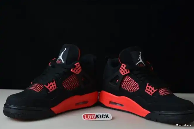 One Kick Red Jordan Thunder 4 Air CT8527-016 0610